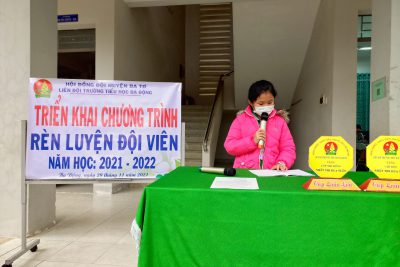 Triển khai Chương trình “Rèn luyện Đội viên” năm học 2021 – 2022