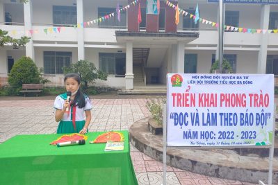 TRIỂN KHAI PHONG TRÀO “ĐỌC VÀ LÀM THEO BÁO ĐỘI”