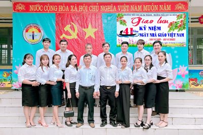 Hoạt động kỷ niệm 41 năm Chào mừng ngày nhà giáo Việt Nam 20/11/1982 – 20/11/2023