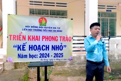 💐TRIỂN KHAI PHONG TRÀO KẾ HOẠCH NHỎ NĂM HỌC 2024 – 2025